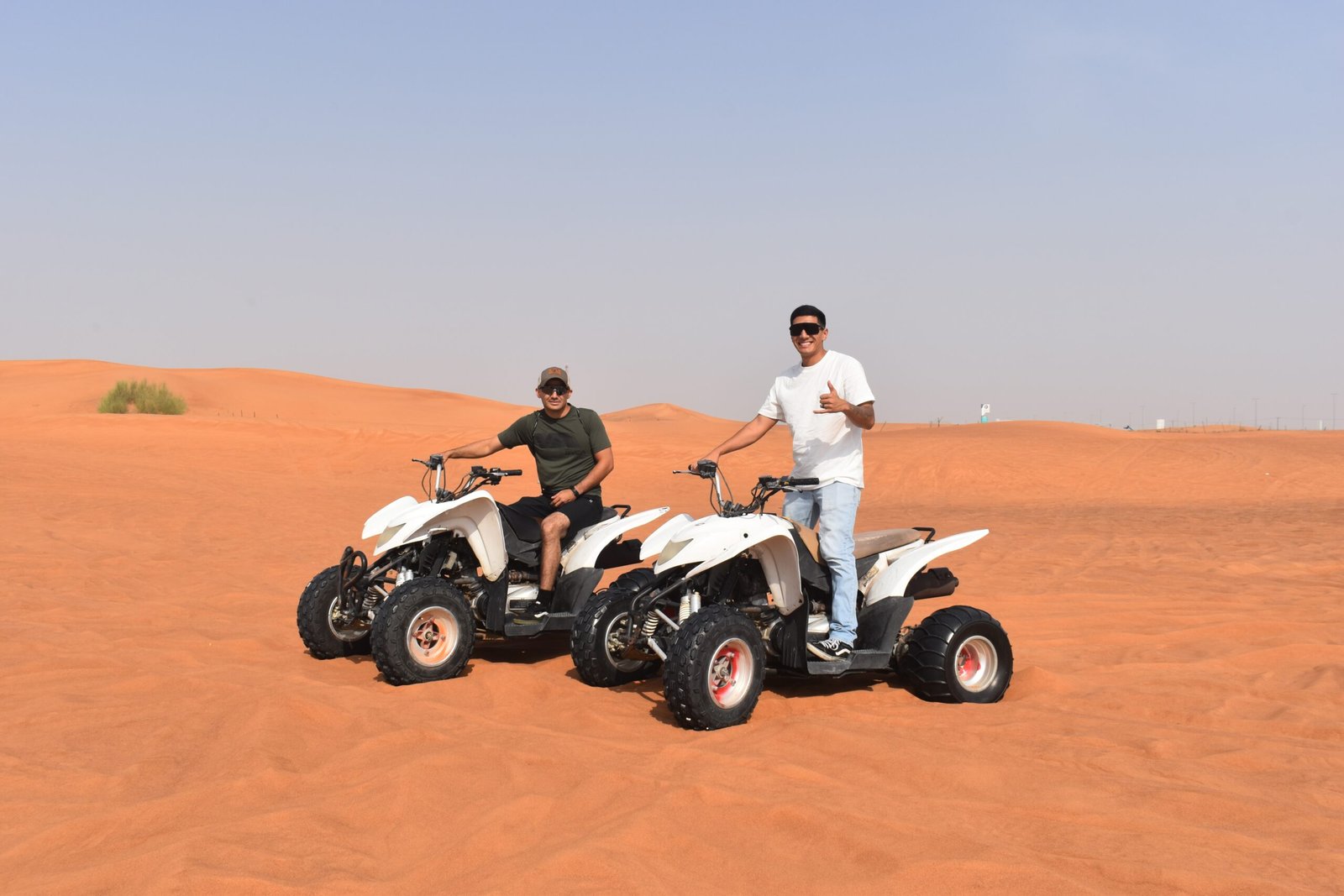 Desert safari with quad bike