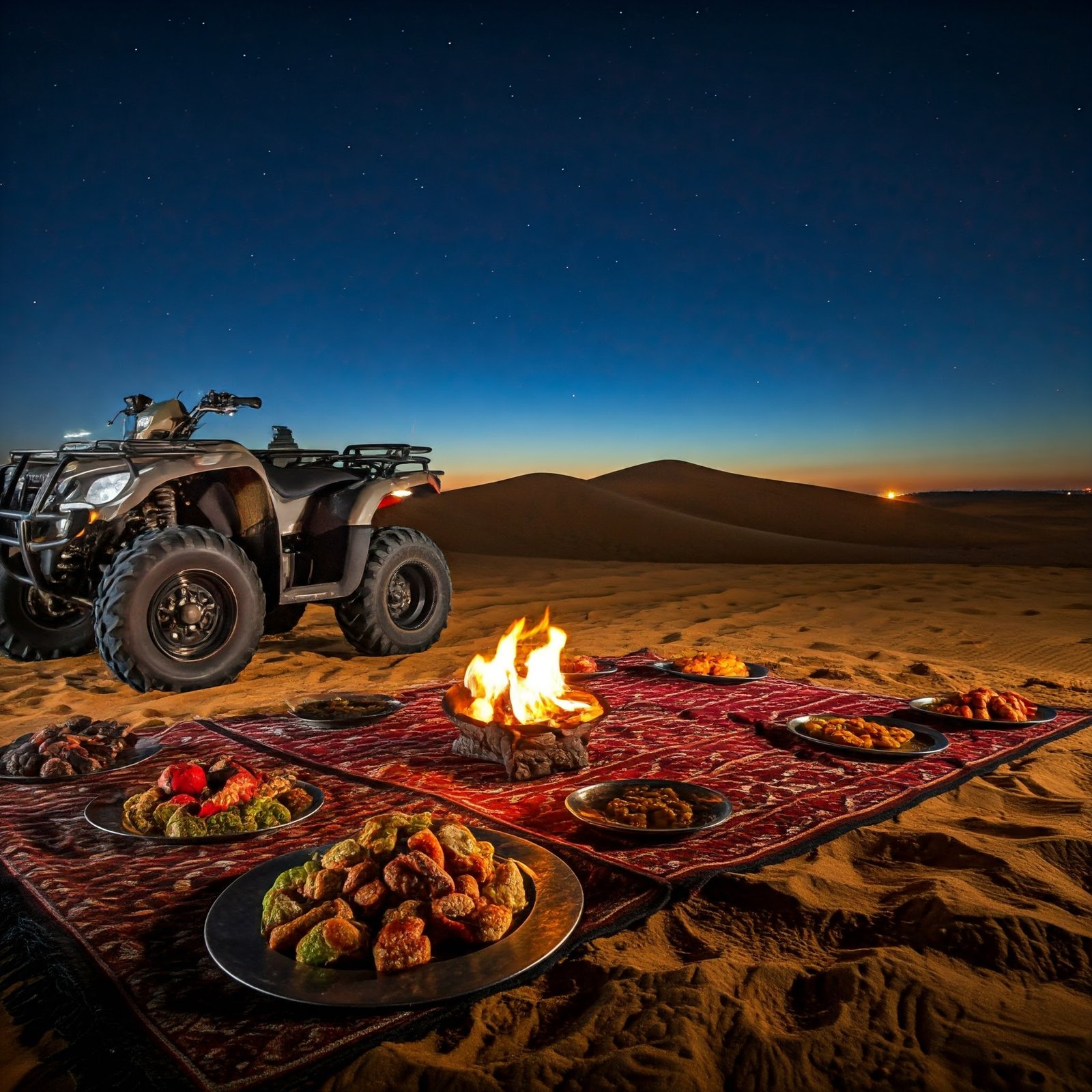 Desert safari with Quad Bike