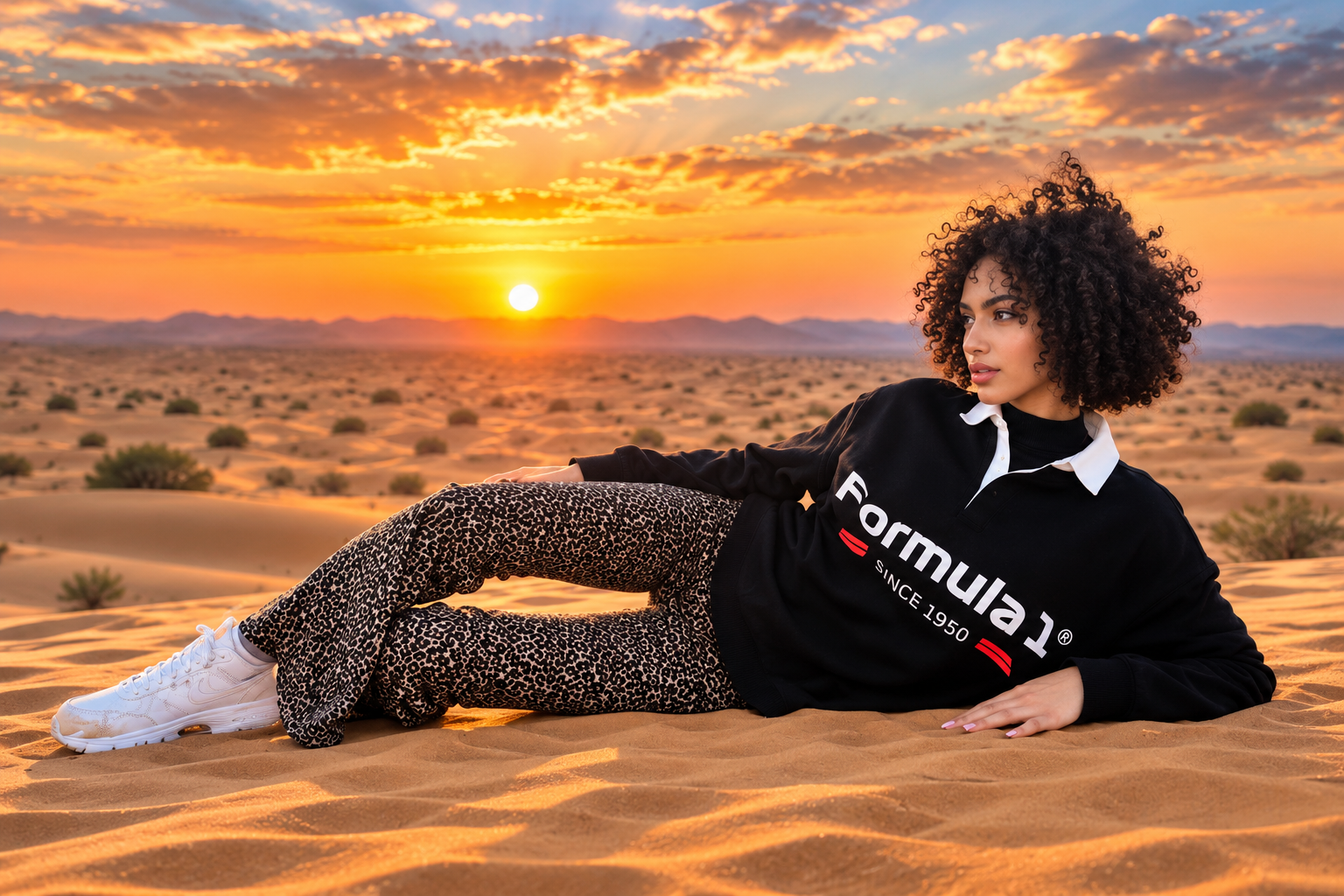 Evening Desert Safari with Camel Ride & BBQ Dinner