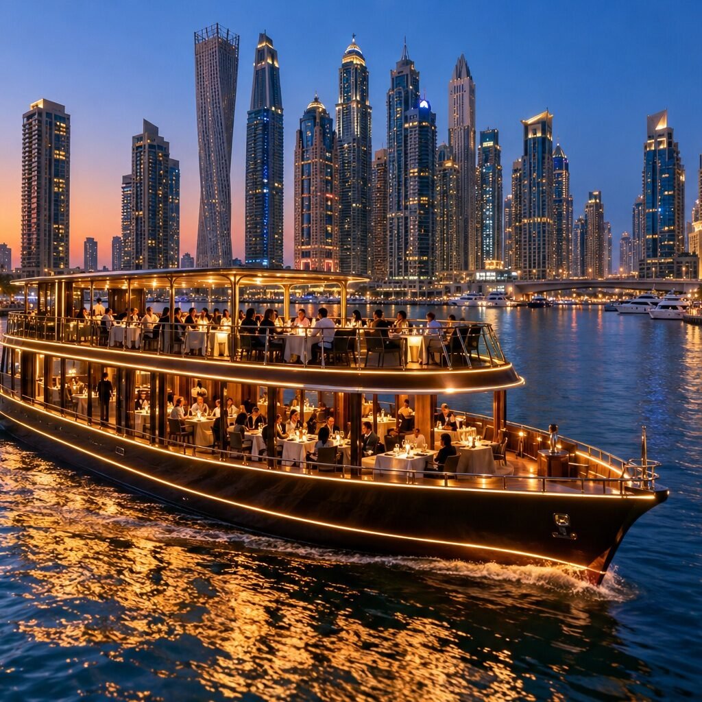 Premium Dubai Marina Dinner Cruise