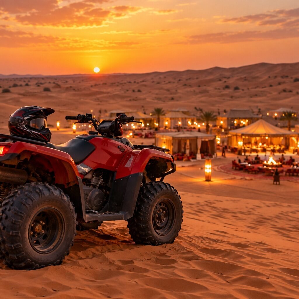 Premium Desert Safari + Quad Bike BBQ Dinner