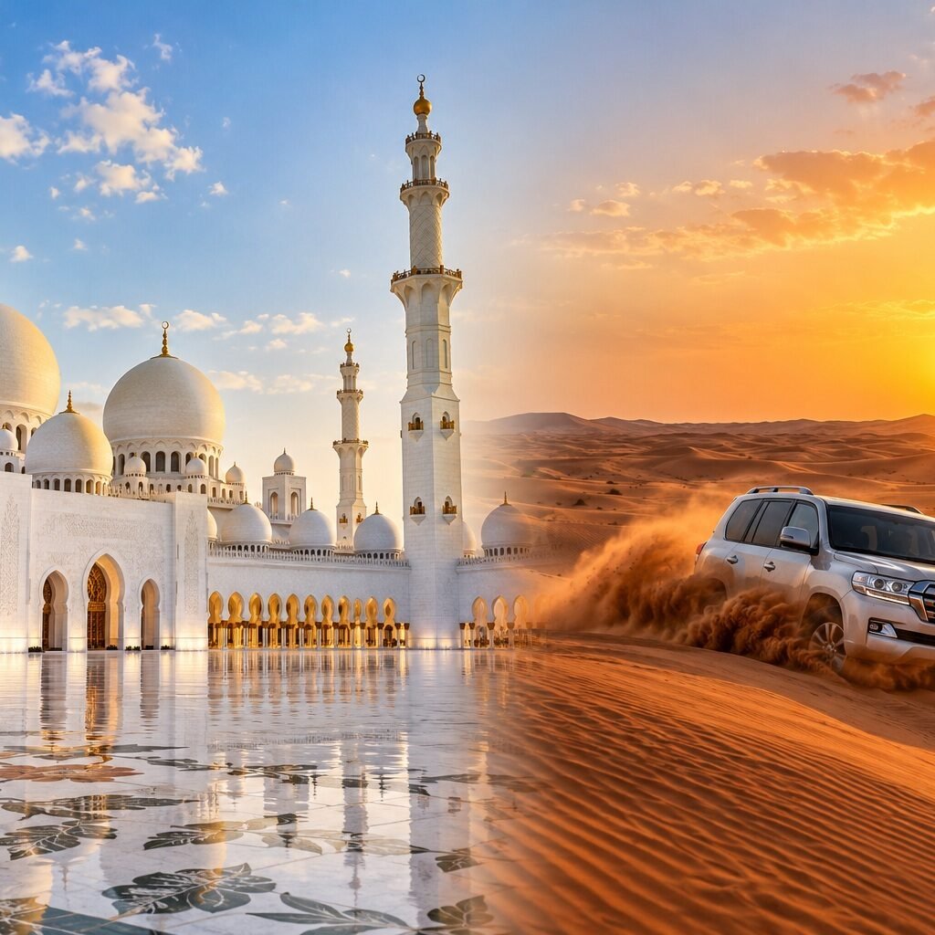 Desert Safari & Abu Dhabi City tour